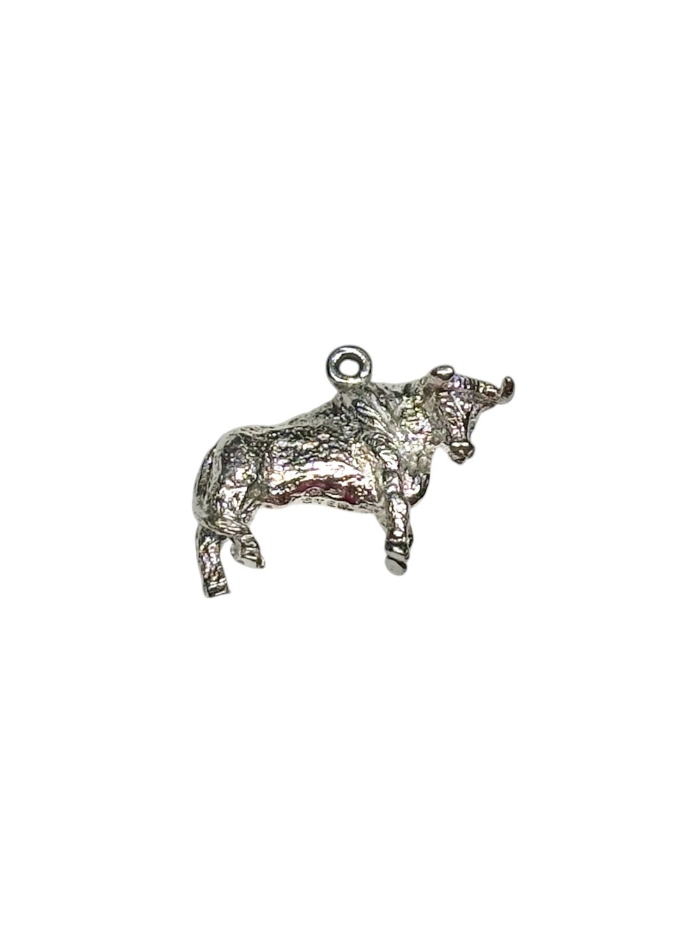 Sterling Silver Bull/Taurus Pendant Charm 🐂✨